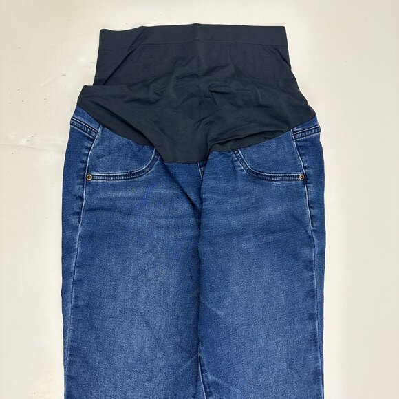 Sonoma Maternity Jegging Women's size 6 Dark Wash Blue Denim Jeans - Picture 2 of 5